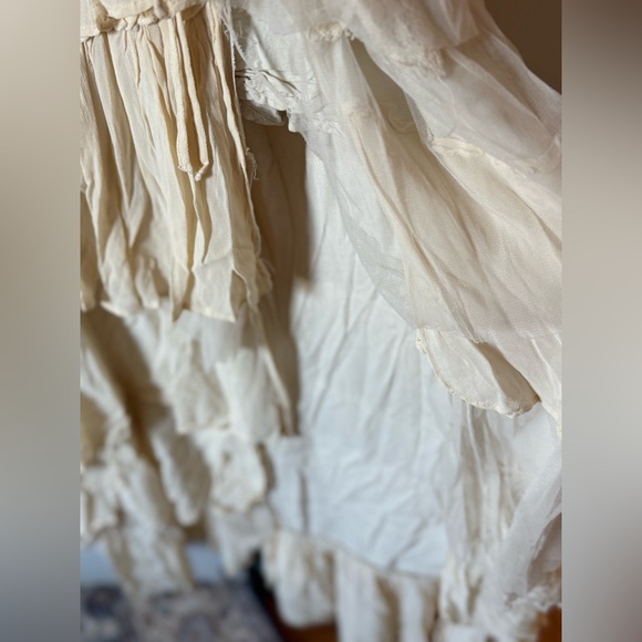 Anthropologie Corset Tiered Lace Ruffle Dress Size Medium - Picture 8 of 15